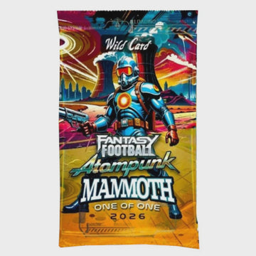 2026 Wild Card Fantasy Football Atompunk Mammoth Football Pack