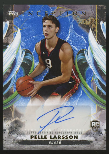 2024/25 Topps Inception Pelle Larsson RC Rookie Auto Blue /25 #RA-PL