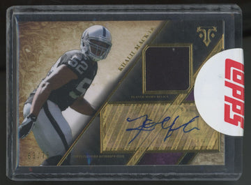 2014 Topps Triple Threads Khalil Mack RC Purple Patch Auto RPA /75 #TTRAR-43