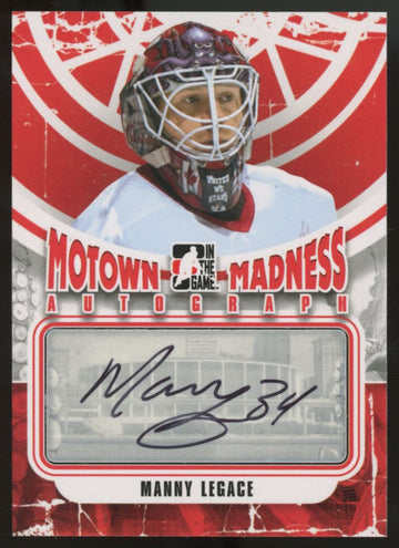 2012 In The Game Manny Legace Motown Madness Autograph Auto #A-ML