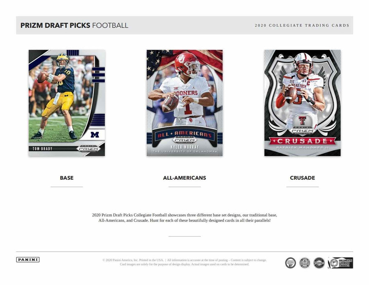 2020 Panini Prizm Draft Picks Football Hobby Box