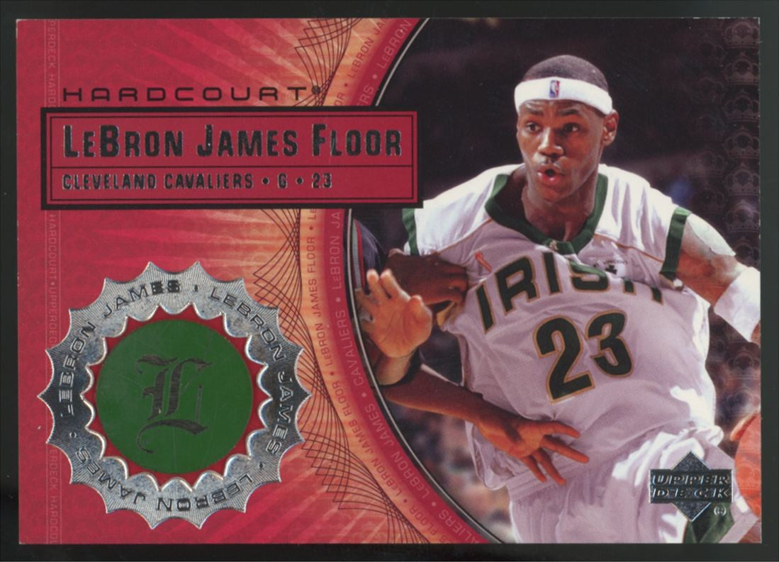 2003-04 Upper Deck Hardcourt LeBron James RC Floor Relic #LB1 "A"