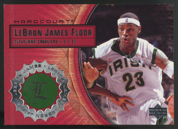 2003-04 Upper Deck Hardcourt LeBron James RC Floor Relic #LB1 "A"