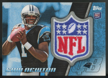 2011 Topps Complete Set Cam Newton RC Commemorative Shield Patch #LPR-1