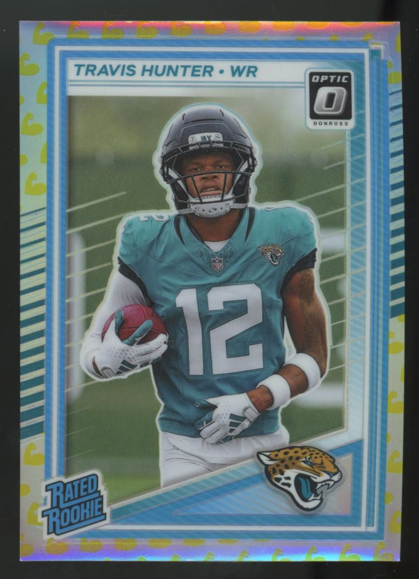 2025 Panini Donruss Optic Travis Hunter Rated Rookie Flex /199