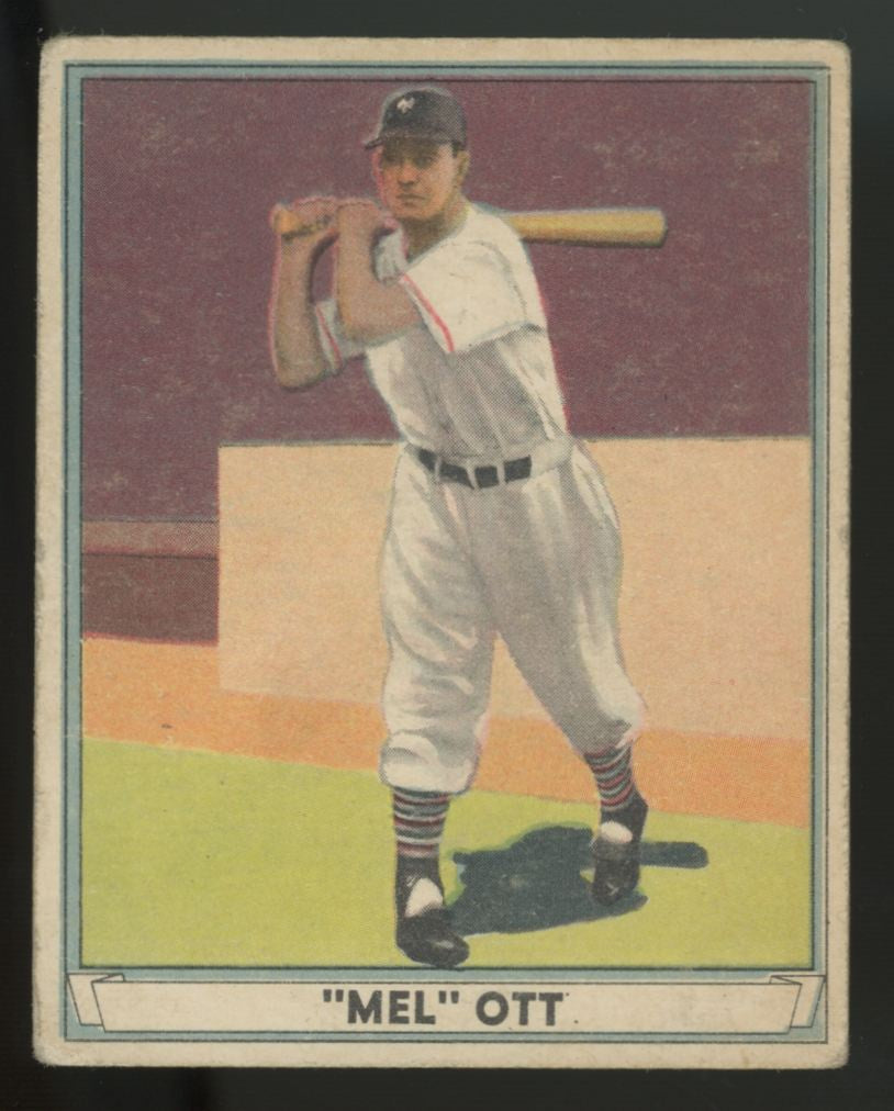 1941 Play Ball Mel Ott #8 VG (Wrinkles)
