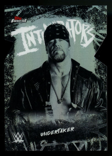 2025 Topps Finest WWE Undertaker Intimidators Die-Cut Refractor /75 #INT-UT