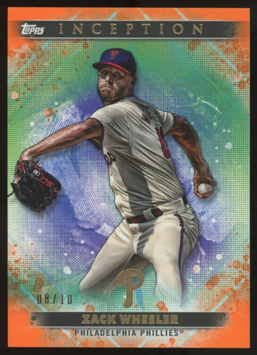2024 Topps Inception Zach Wheeler Orange /10 #54