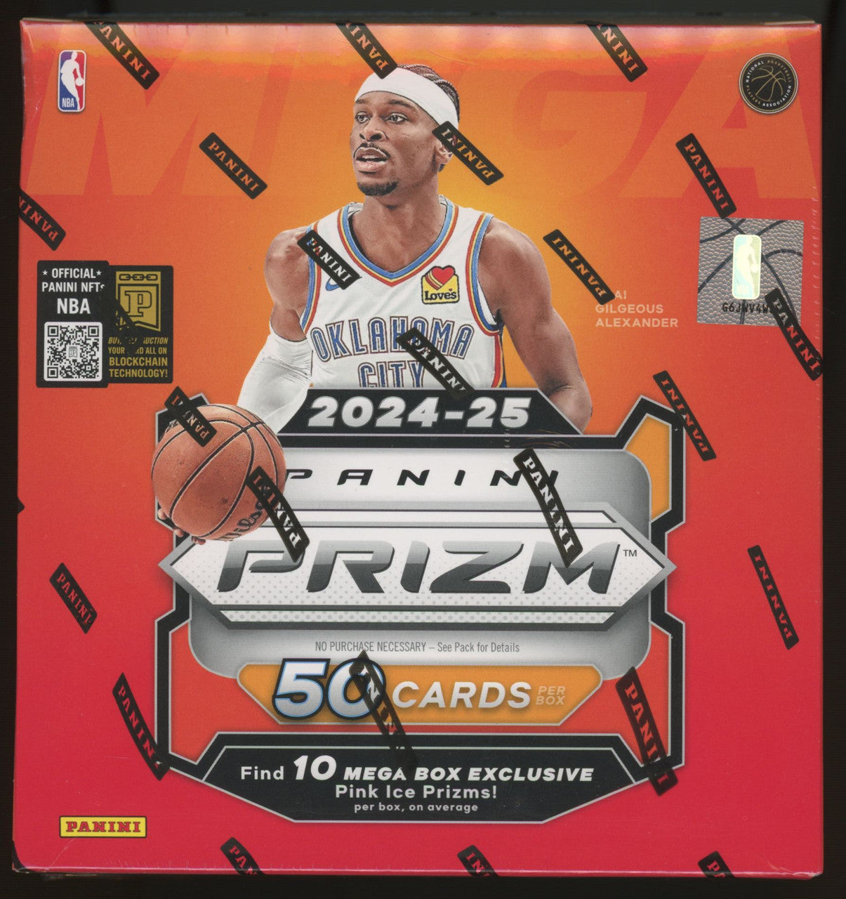 2024/25 Panini Prizm Basketball Mega Box (Pink Ice)