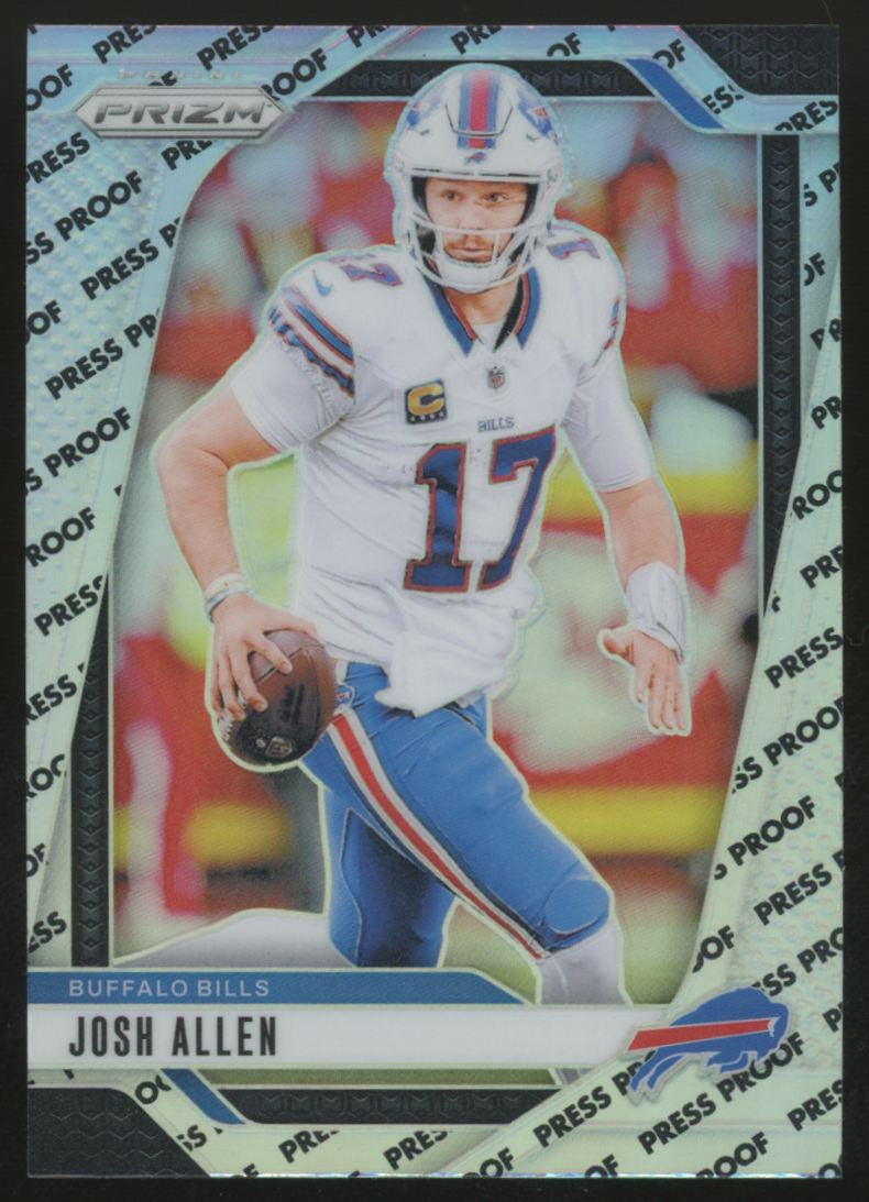 2024 Panini Prizm Josh Allen Press Proof Silver SSP #28