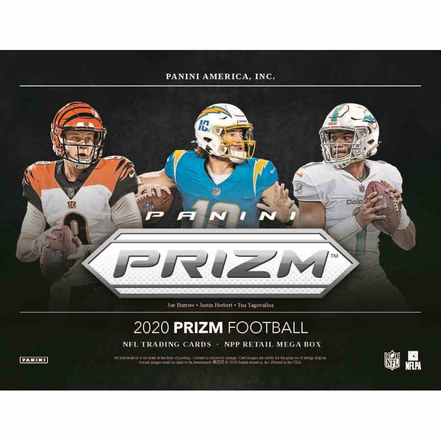 2020 Panini Prizm Football Mega Box (40 Total Cards)