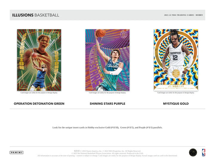 2021/22 Panini Illusions Basketball Hobby Box