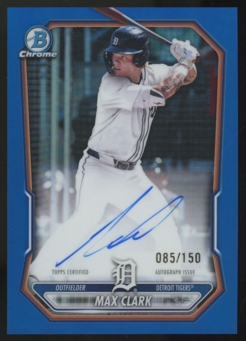 2026 Bowman Chrome Max Clark RC Blue Refractor Auto /150 #CPA-MC