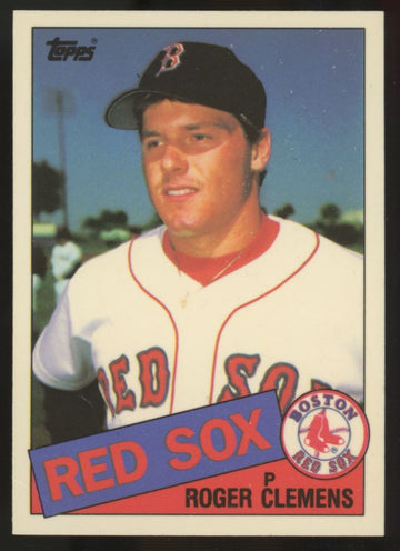 1985 Topps Tiffany Roger Clemens RC #181 G/VG (Creases)