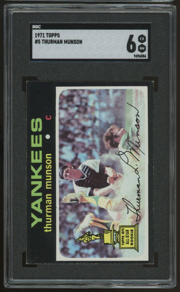 1971 Topps Thurman Munson #5 SGC 6 *086
