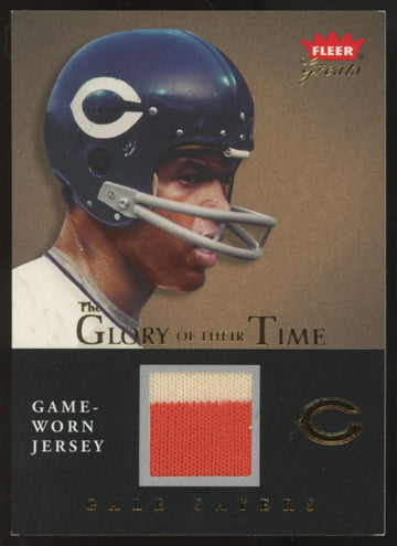 2004 Fleer Greats Gale Sayers The Glory Of Their Time Patch #GT-GS