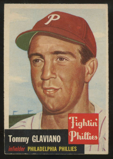 1953 Topps Tommy Glaviano #140 EX "A"