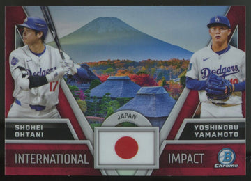 2024 Bowman Chrome Ohtani/Yamamoto International Impact #II-1 "C"