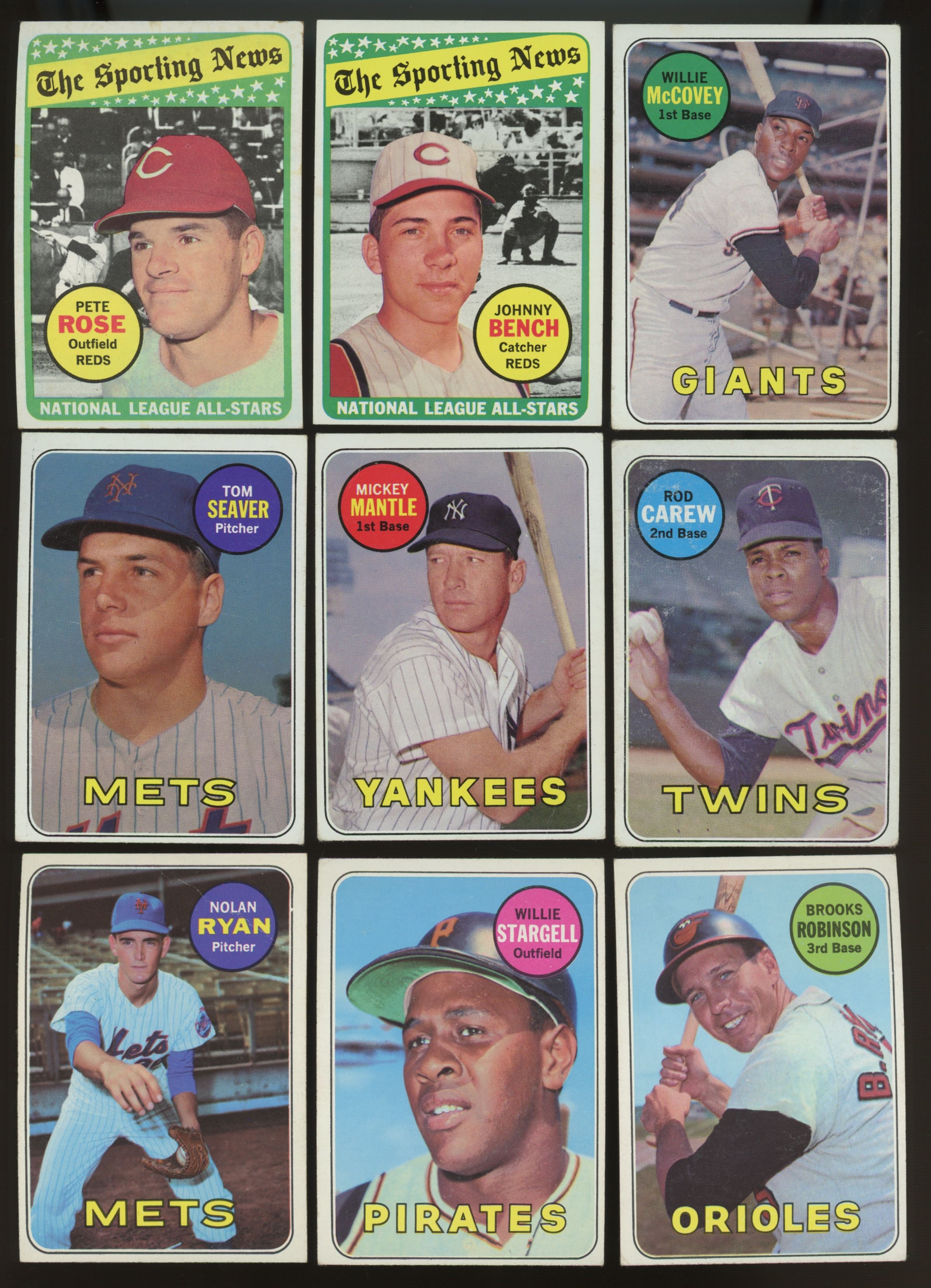 1969 Topps Baseball Complete Set (664) VG-EX w/ Wax Wrapper