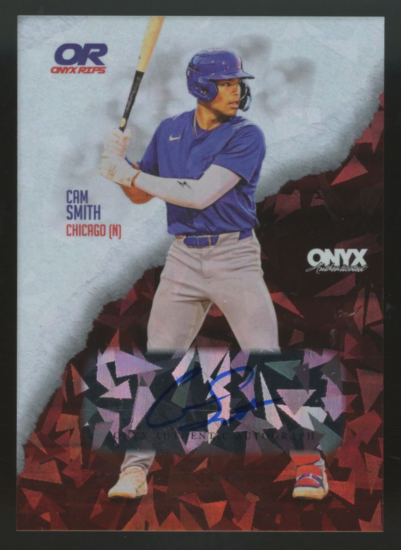 2024 Onyx Rips Cam Smith Red Ice Auto /465 #RACASM