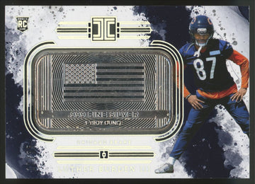 2025 Impeccable Luther Burden III RC Silver Bar USA Flag /35 #4