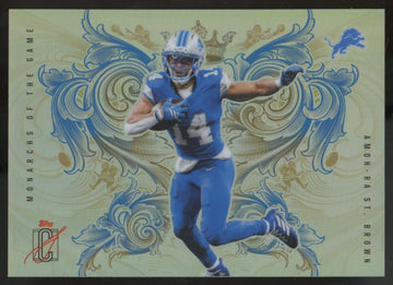 2025 Topps Signature Class Amon-Ra St. Brown Monarchs Of The Game SSP #MTG-4