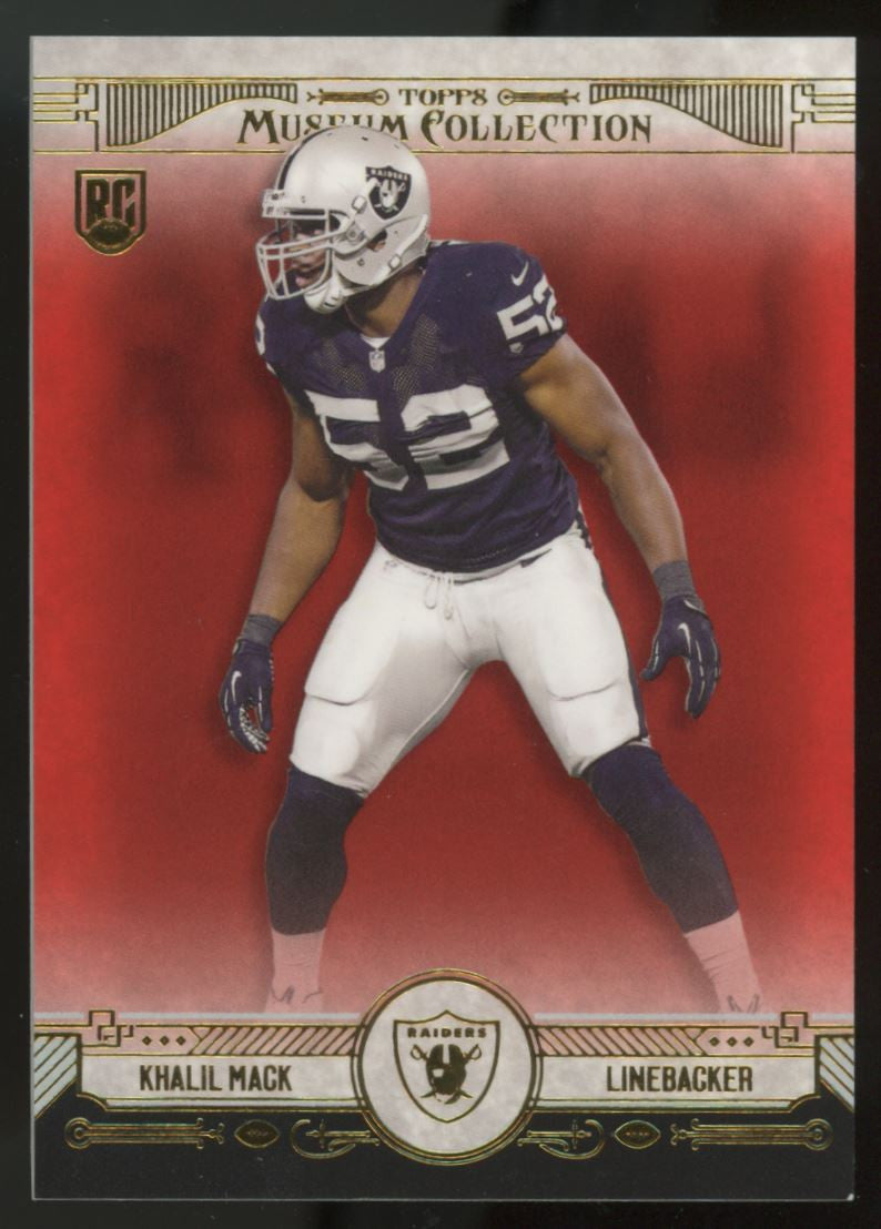 2014 Museum Collection Khalil Mack RC Red /50 #37