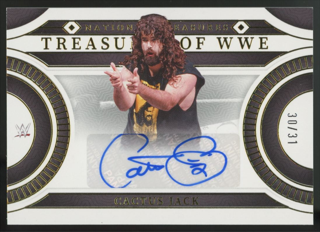 2024 National Treasures WWE Cactus Jack Treasures Of WWE Auto /31 #TS-CJK