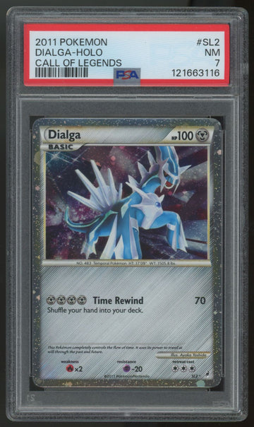 2011 Pokemon Dialga Call of Legends Holo #SL2 PSA 7
