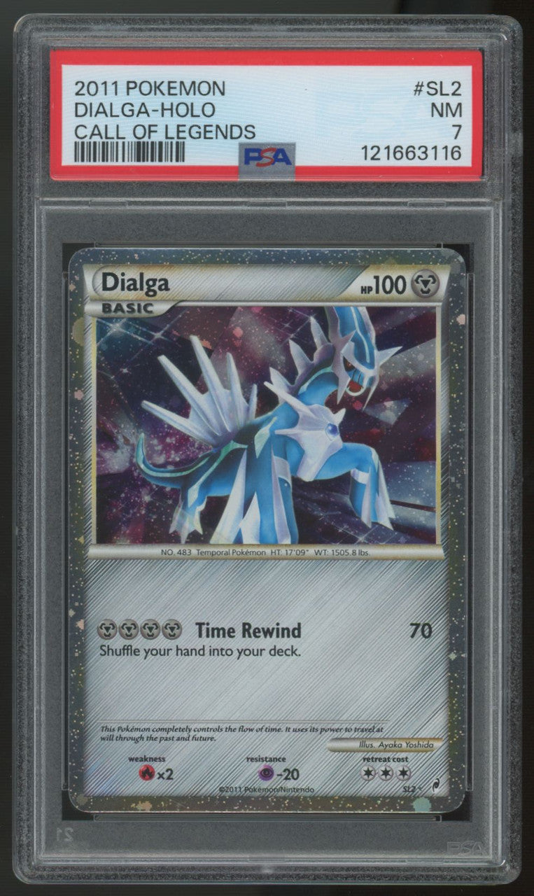 2011 Pokemon Dialga Call of Legends Holo #SL2 PSA 7