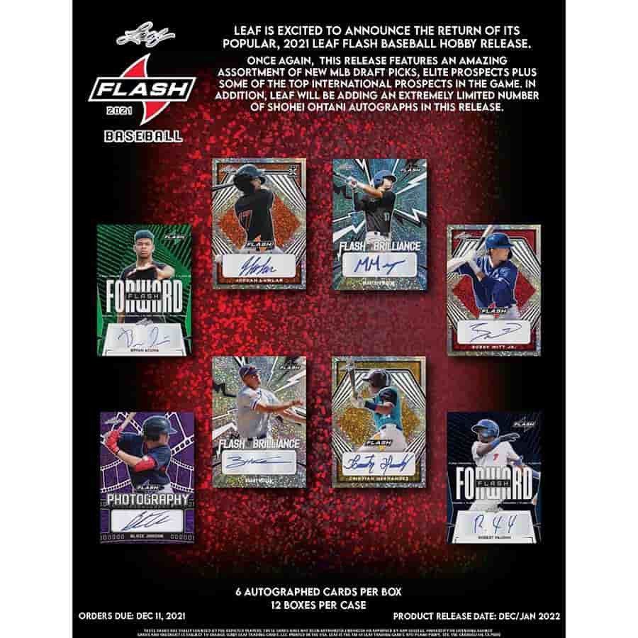 2021 Leaf Flash Baseball Hobby Box