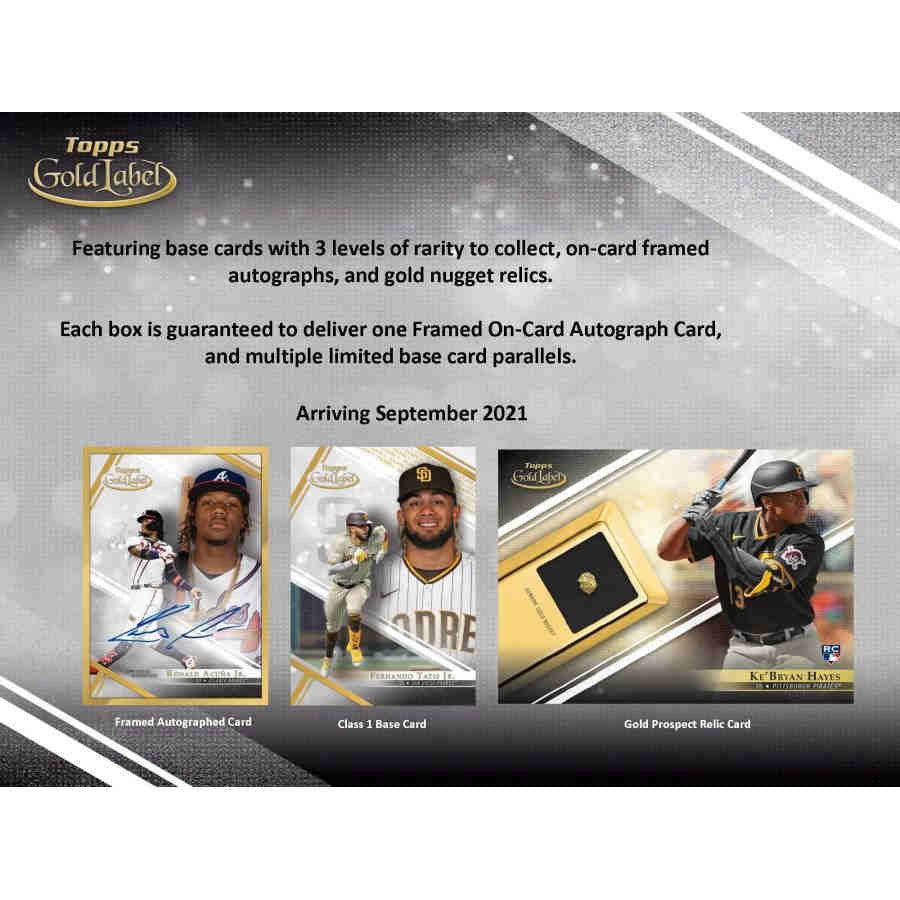 2021 Topps Gold Label Baseball Hobby Box