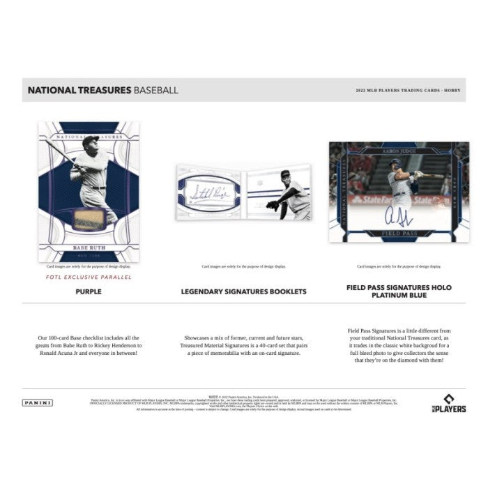 2022 Panini National Treasures Baseball Hobby Case