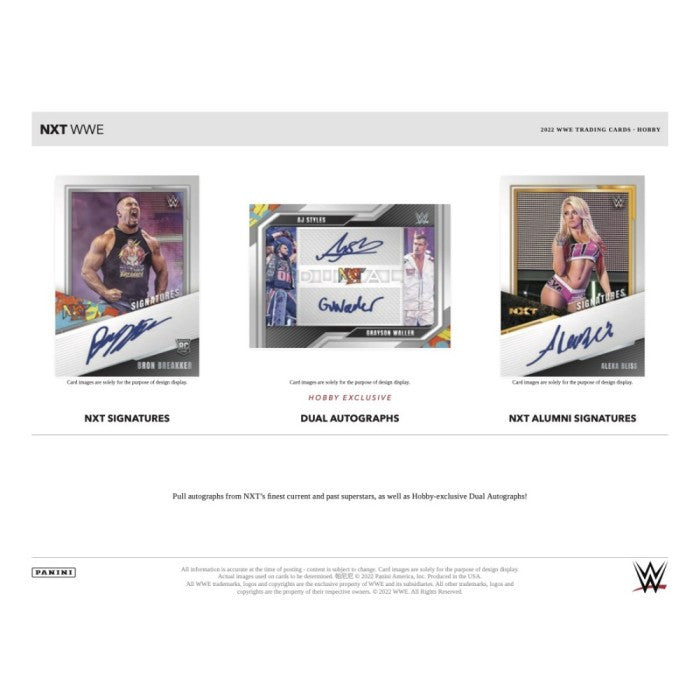 2022 Panini WWE NXT Hobby Box