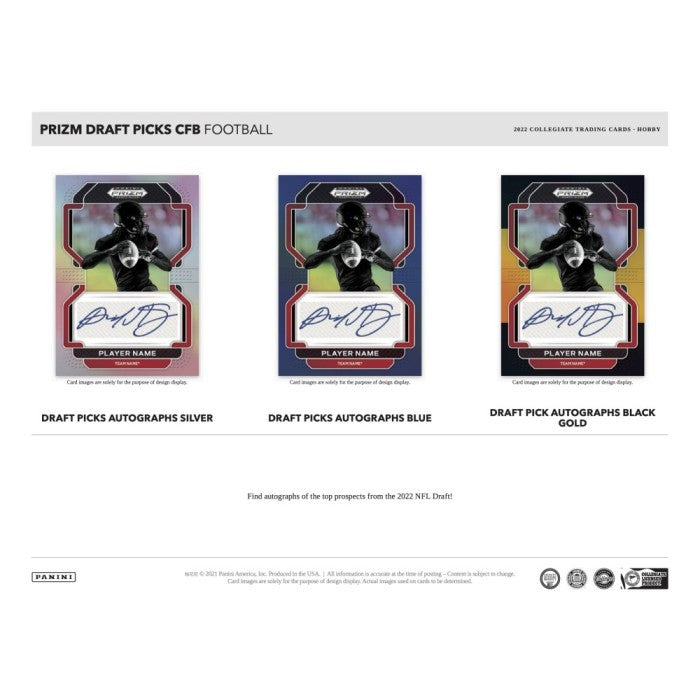 2022 Prizm Draft Picks Football Hobby Box (PRESELL)