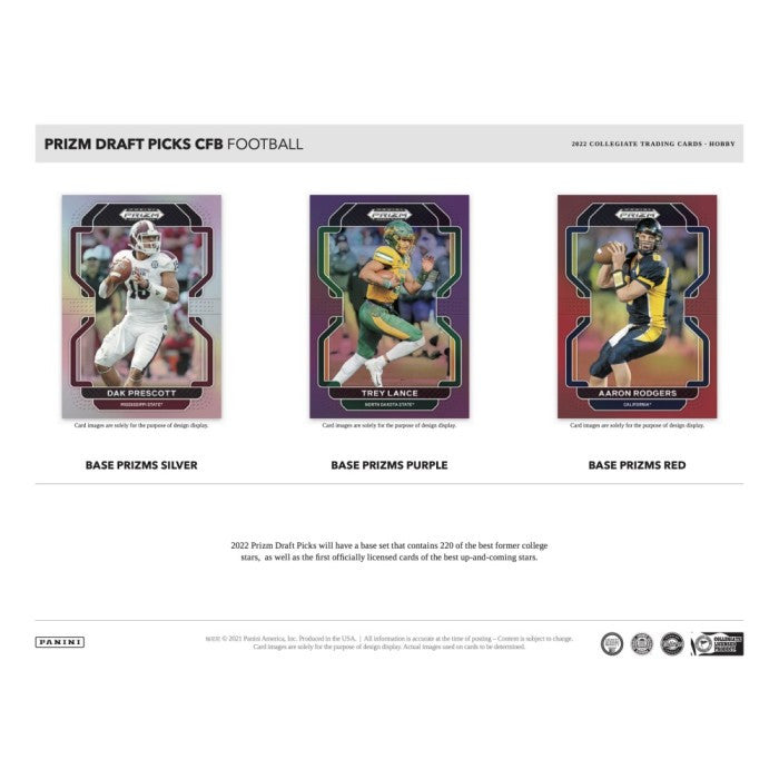 2022 Prizm Draft Picks Football Hobby Box (PRESELL)