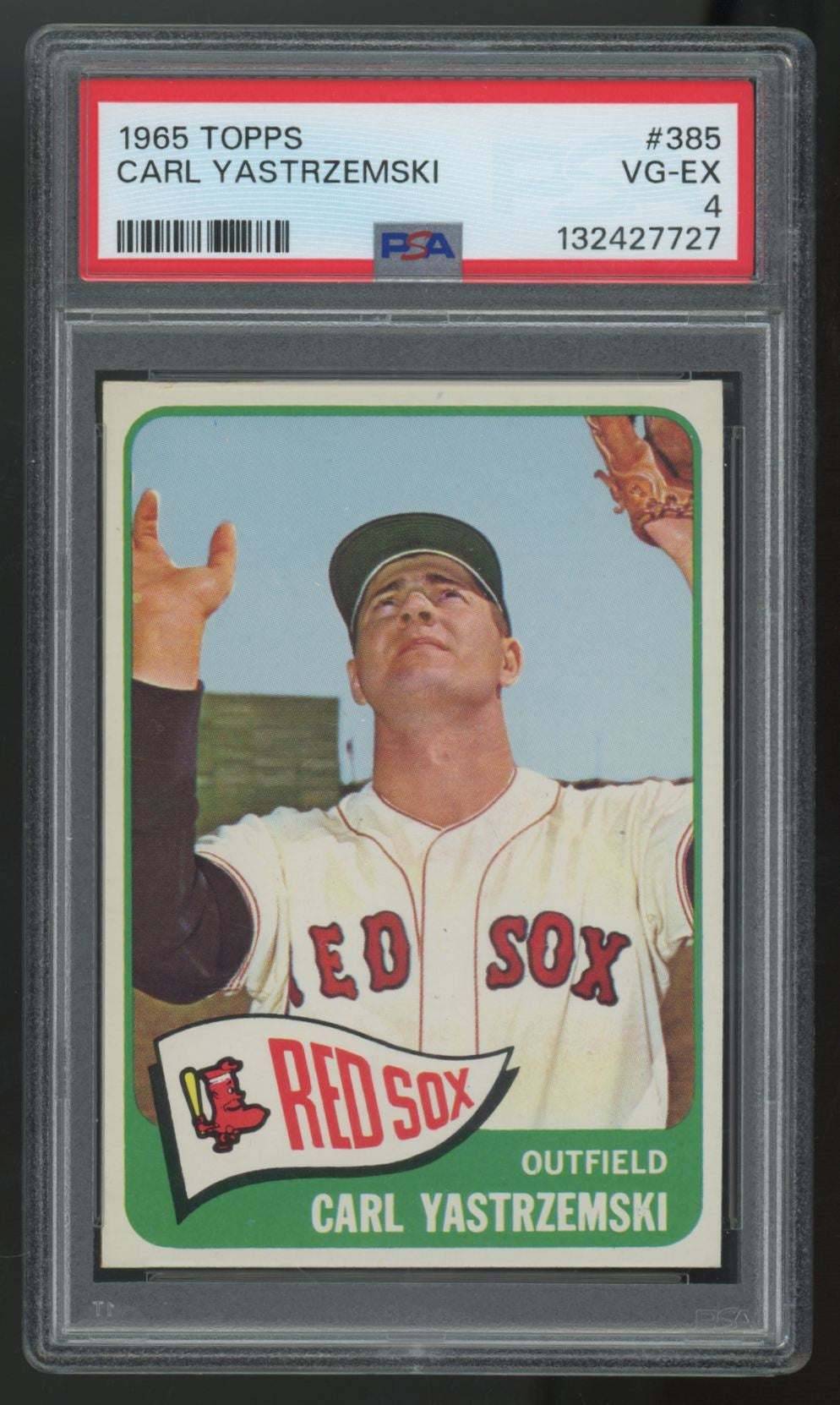1965 Topps Carl Yastrzemski #385 PSA 4