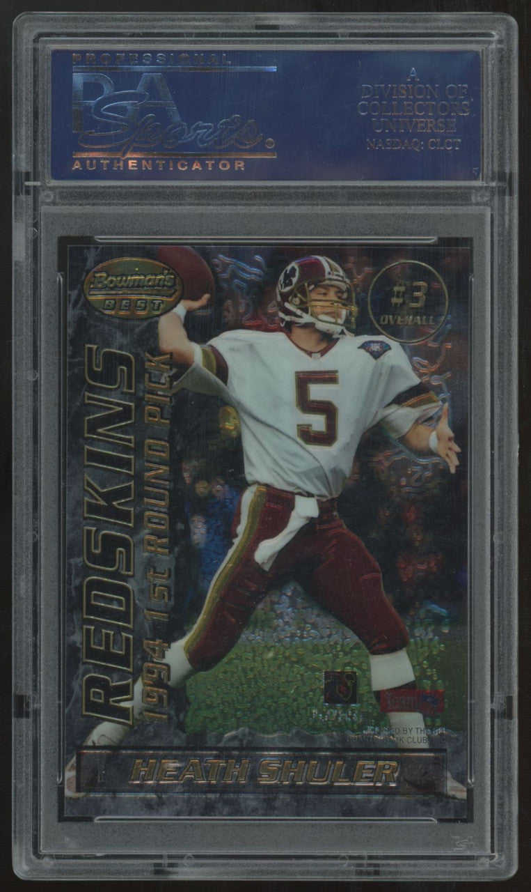 1995 Bowman's Best M.I Shuler/McNair RC #3 PSA 10