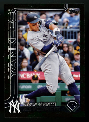 2025 Topps Update Aaron Judge Legends Unite Memorial Day Camo /25 #US86