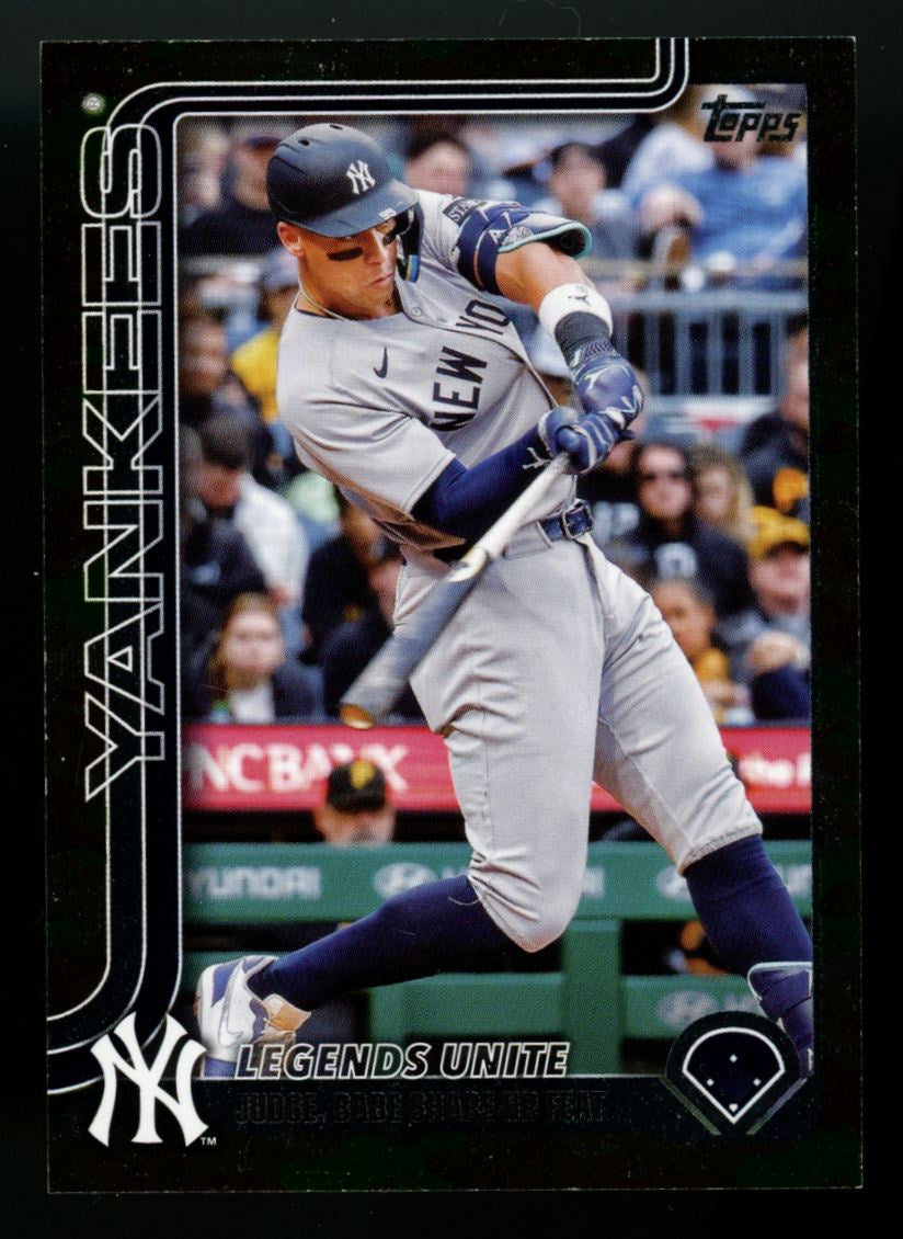 2025 Topps Update Aaron Judge Legends Unite Memorial Day Camo /25 #US86