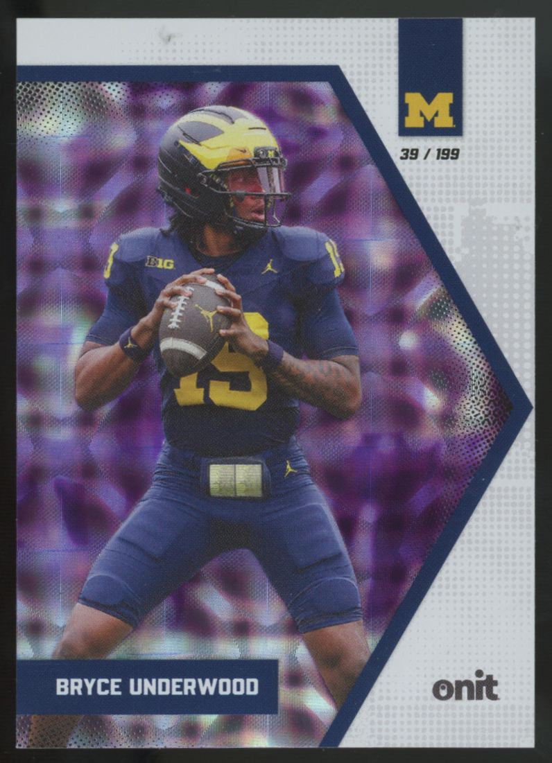 2025 Onit U Of M Bryce Underwood Purple /199 #P-1