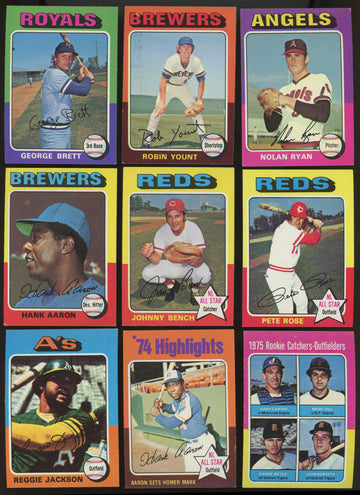 1975 Topps Baseball Complete Set (660) VG/EX-EX Overall