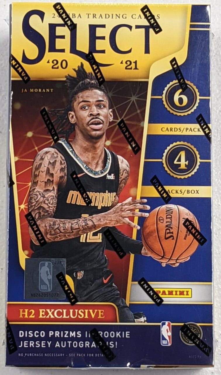 2020/21 Panini Select Basketball H2 Hobby Hybrid Box Exclusive