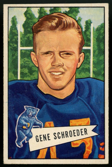 1952 Bowman Small Gene Schroeder #70 VG/EX-EX