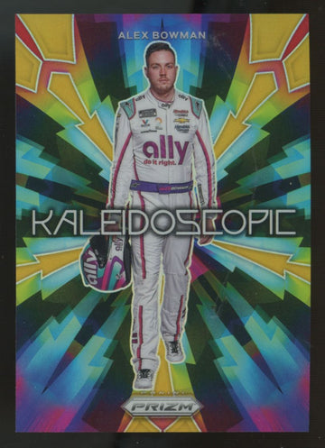 2023 Panini Prizm Racing Alex Bowman Gold Kaleidoscopic /10 #K13