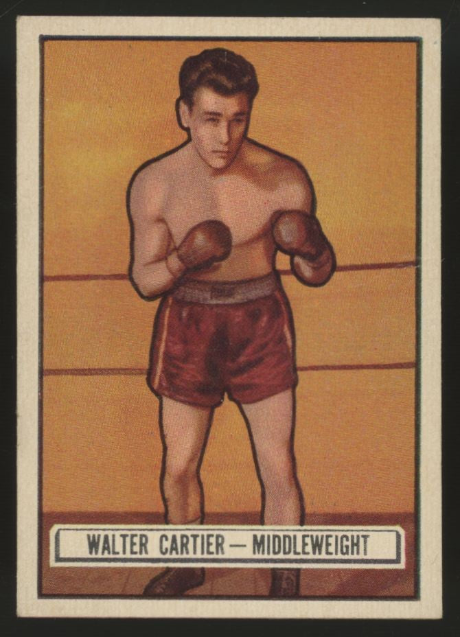1951 Topps Ringside Walter Cartier #33 VG (Wrinkles)