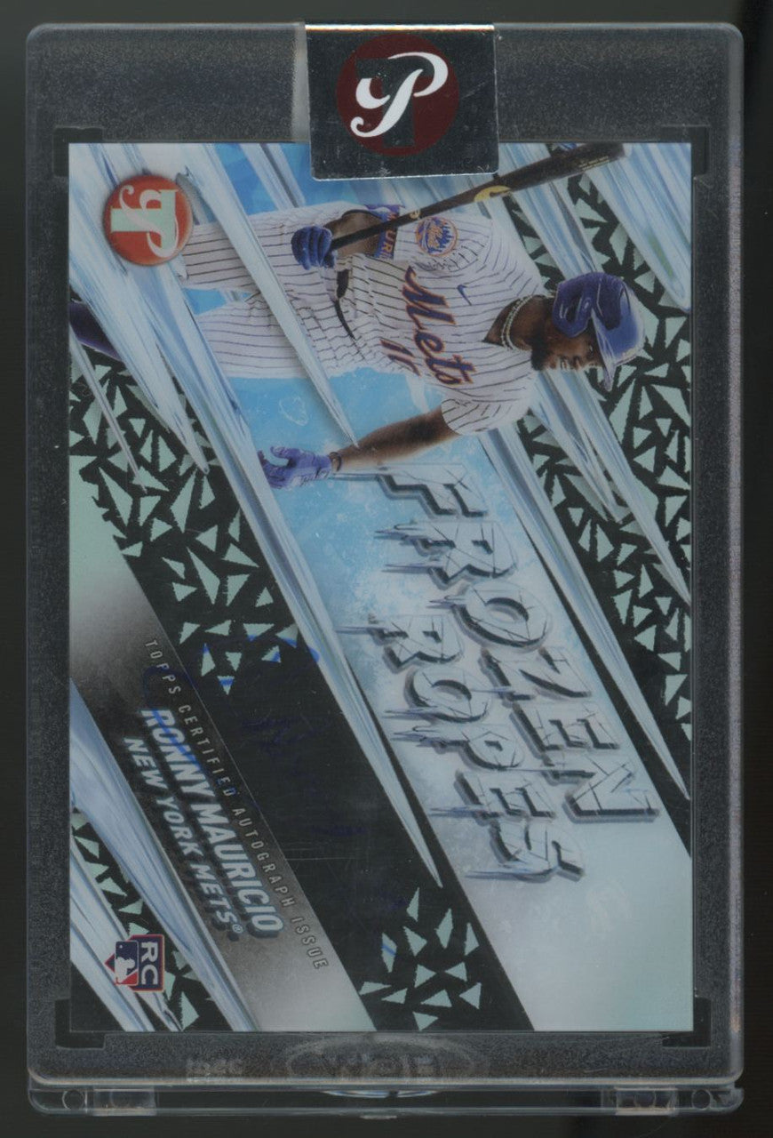 2024 Topps Pristine Ronny Mauricio RC Frozen Ropes Auto #FRA-RM