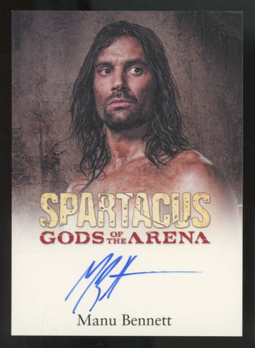 2012 Rittenhouse Spartacus Gods Of The Arena Crixus / Manu Bennett Auto