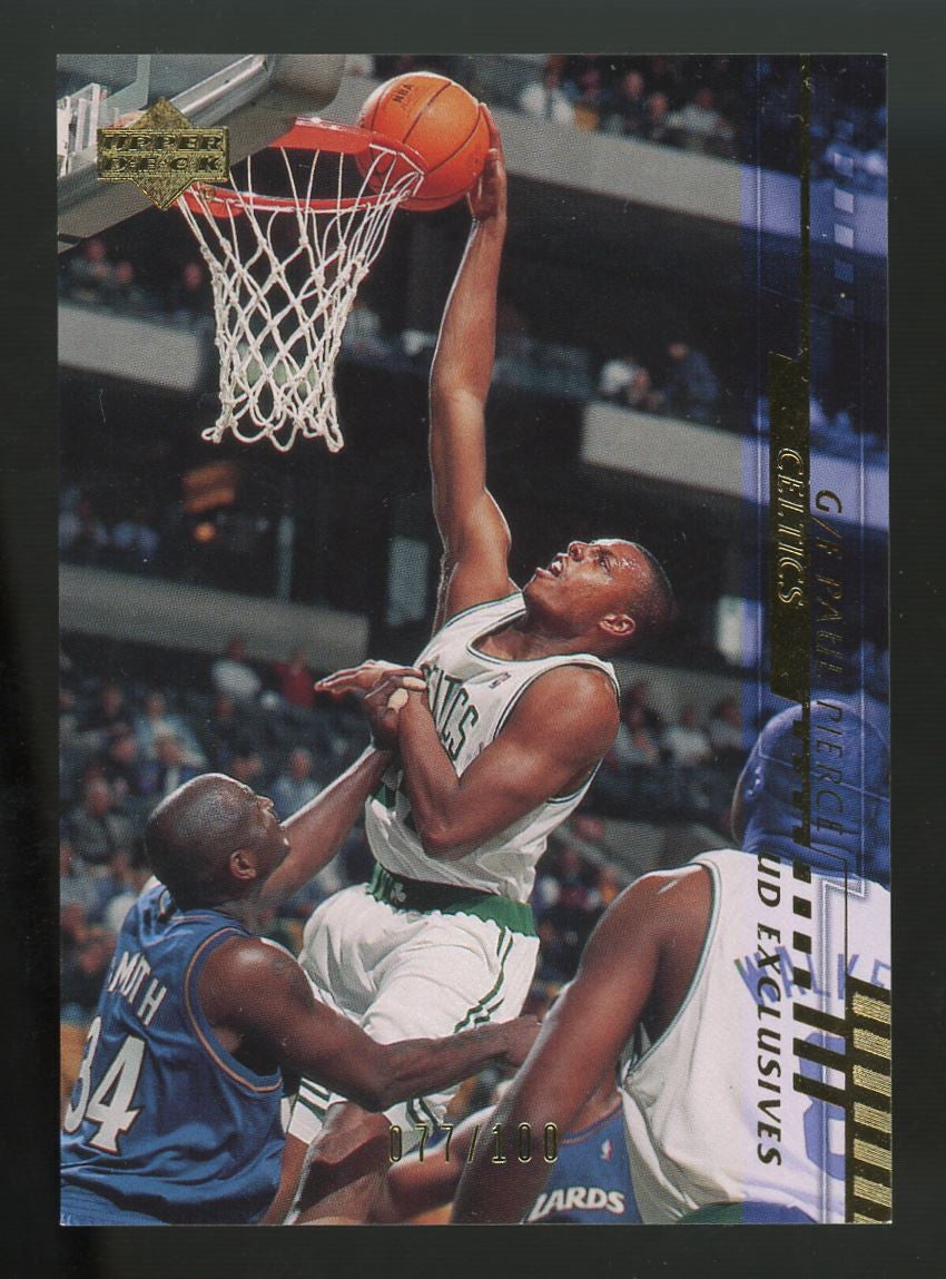 2000-01 Upper Deck Paul Pierce Exclusives Gold /100 #7