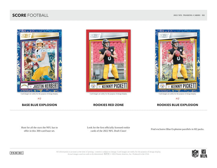 2022 Panini Score Football H2 Box